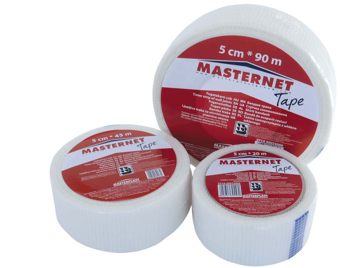 MASTERNET TAPE fugatakaró (öntapadó üvegszövet háló csík)